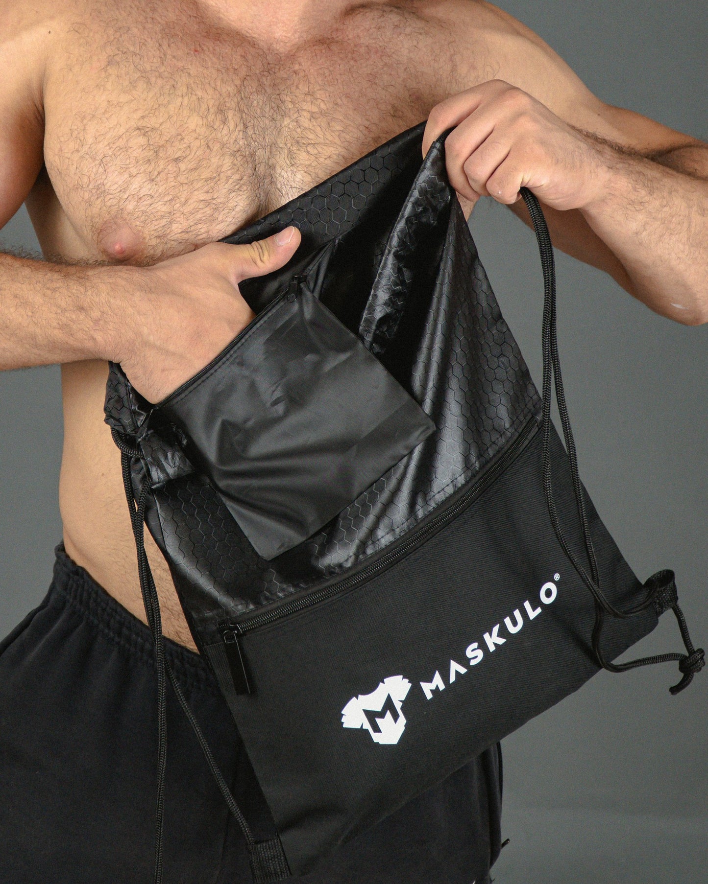 Maskulo Drawstring Bag