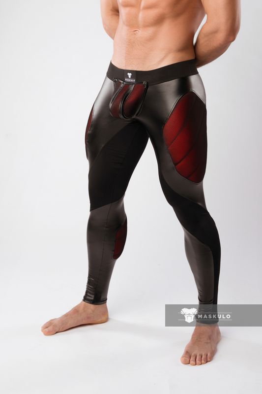 Armored. Color-Under. Men's Leggings. Zipped rear