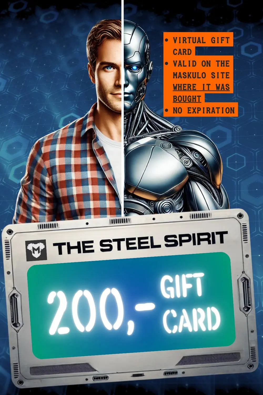 Maskulo Gift Card "The Steel Spirit"