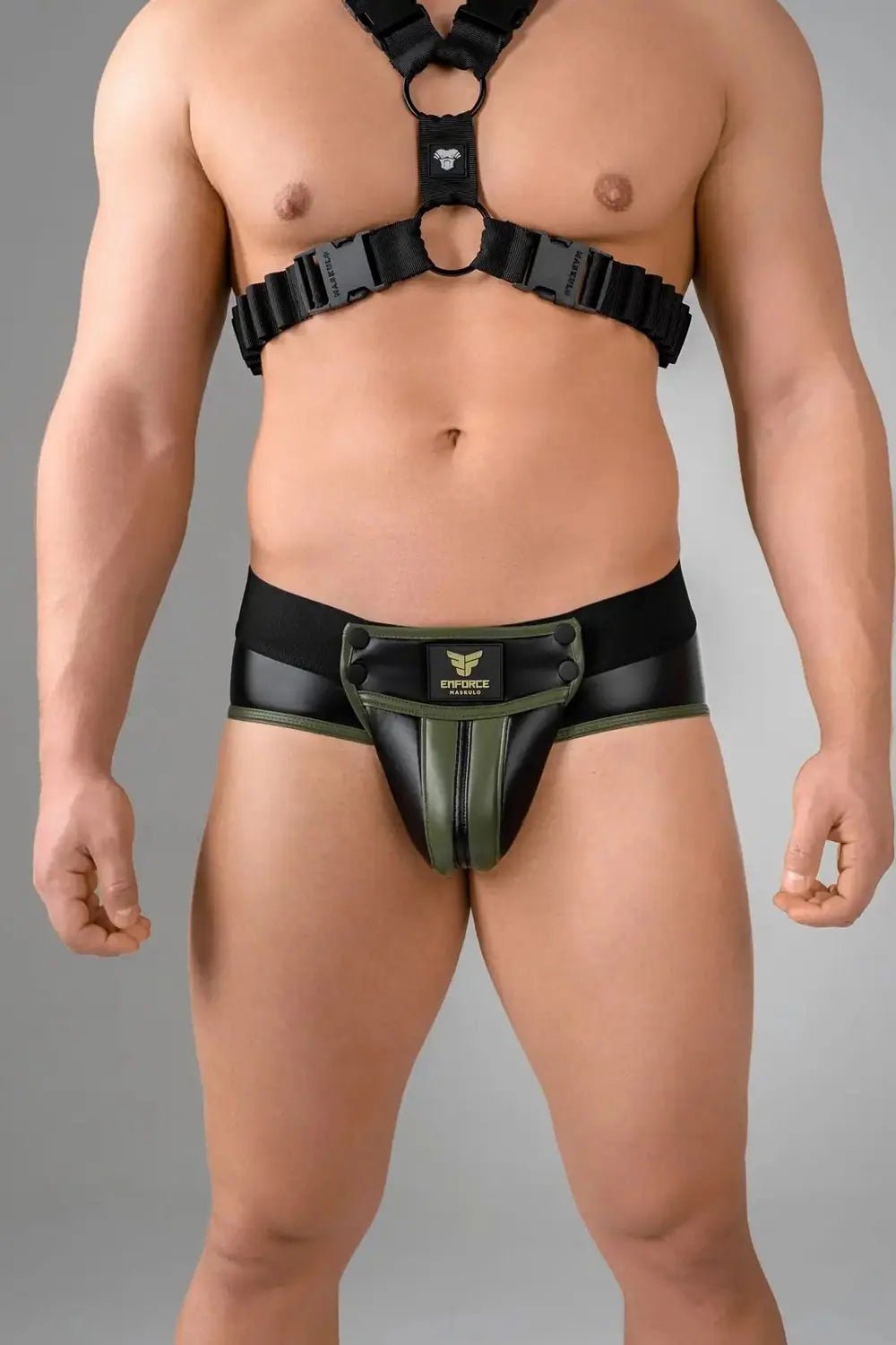 EnForce. Waist - high Codpiece Briefs. Zipped Rear - Maskulo - MBR113-Y1 - Maskulo EU Global Online Store