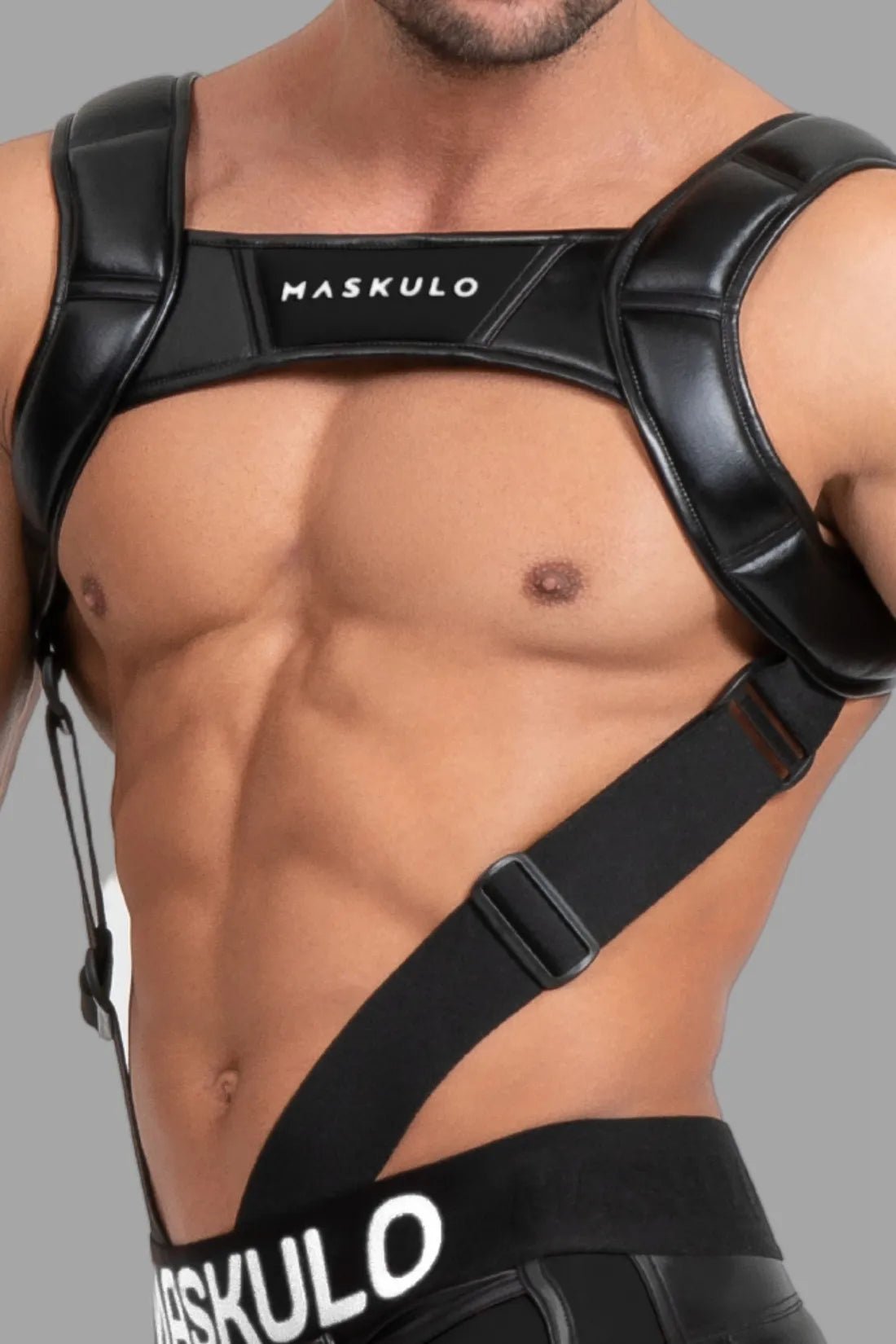 Maskulo Black Push-up Effect Body Harness EU/Global FREE Delivery – Maskulo EU Global Online Store