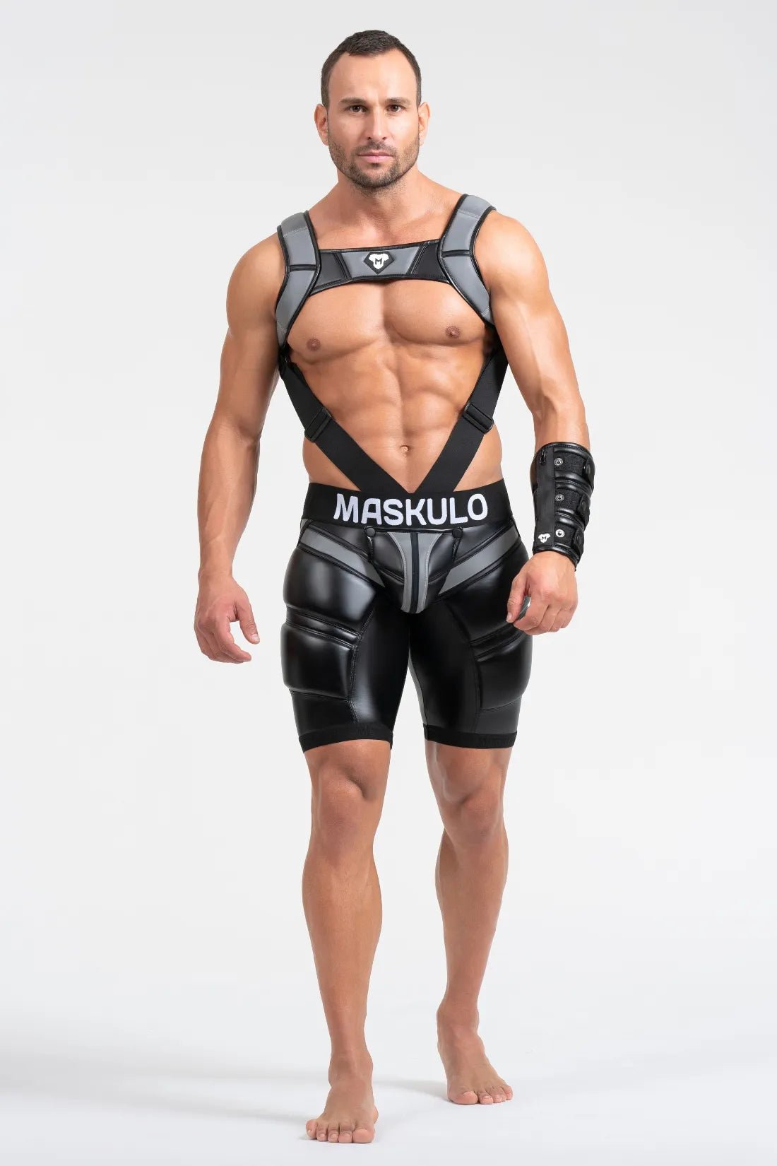maskulo gear Body Harness Push-up Effect Black/Grey