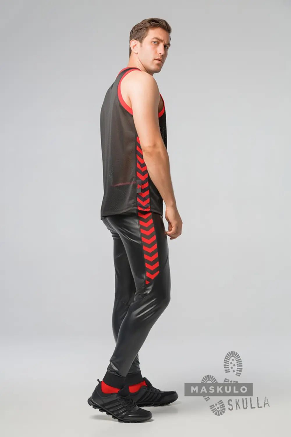 Skulla. Tank Top. Red - Maskulo - MTP116-Y1 - Maskulo EU Global Online Store