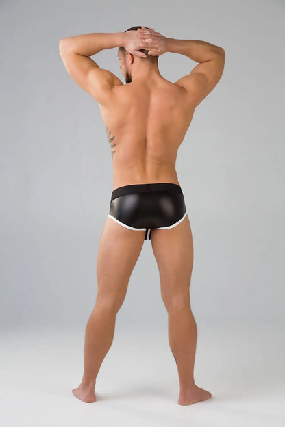 Youngero. Briefs. Mesh Codpiece. Regular Rear. White Neon - Maskulo - MBR159-Y1 - Maskulo EU Global Online Store