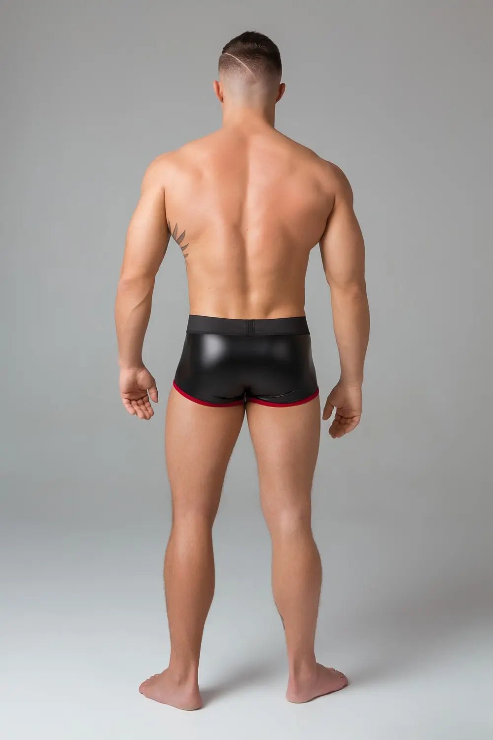 Youngero. Trunks. Mesh Codpiece. Regular Rear. Red - Maskulo - MTR121-Y1 - Maskulo EU Global Online Store