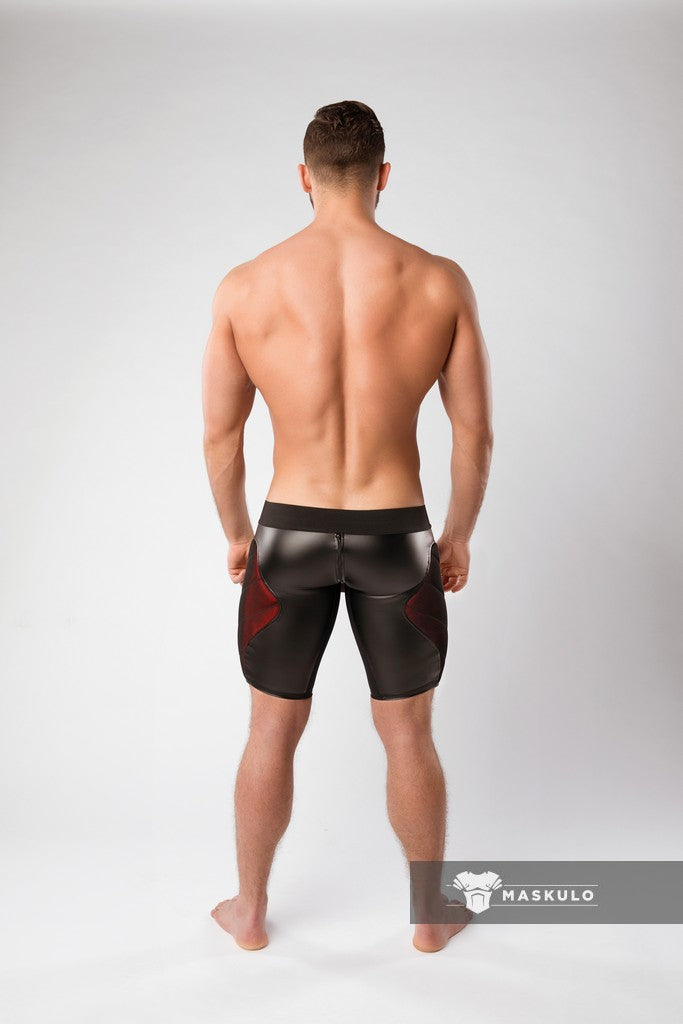 Armored. Color-Under. Men's Cycling Shorts. Zipped rear